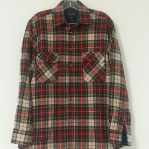 LORD & TAYLOR FLANNEL TARTAN SHIRT